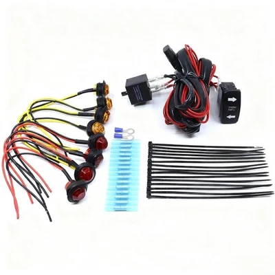 UTV Turn Signal Handlebar Switch Kit Copper Contacts Easy Installation - Image 1 of 4