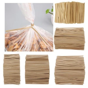 1000 Pcs Paper Twist Ties for Bag Wrapping Gifts Party Favor Treat Bags - Picture 1 of 26