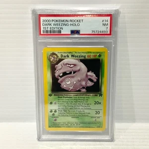 Dark Weezing 14/82 - 1st Edition - Team Rocket - PSA 7 - Graded Pokemon - Picture 1 of 2
