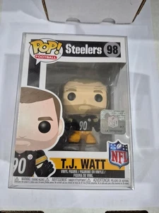 T.J. Watt Funko POP! NFL #98 Pittsburgh Steelers 2018 Vaulted - Picture 1 of 6