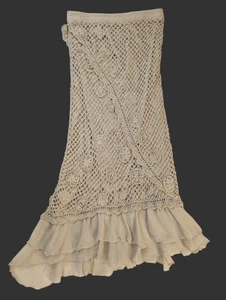 Mini abito donna Newport News piccolo tubino uncinetto pizzo perline linee ballo matrimonio - Foto 1 di 7