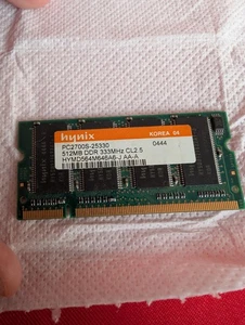 1 x 512MB RAM MEMORY notebook 0444 Laptops pc2700s-25330, 333mhz - Picture 1 of 3