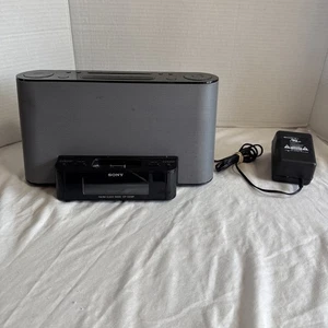 SONY Dream Machine ICF-CS10iP iPod Dock & AM/FM Clock Radio Tested/Working - Picture 1 of 8