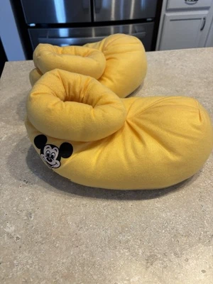 Carousel by Guy MICKEY MOUSE Adult Small Slippers Vintage Rare - Image 1 of 4