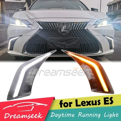 LED Daytime Running Light DRL Fog Day Driving Lamp For Lexus ES350 ES300h 2019+ - Image 1 of 4