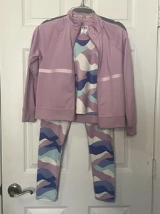 Athletic Works Girls 3pc Pink  Tracksuit Size 10-12, 7-8 NWT *check description - Picture 1 of 5