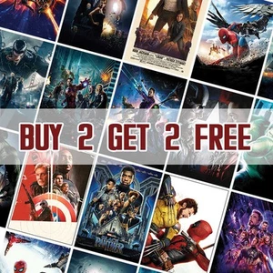Poster Film MCU | Wall Art Cinema Marvel Ufficiale - Stampe Film A4 A3 - Foto 1 di 26