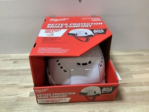 NEW Milwaukee Bolt Vented Safety Helmet - White (48-73-1300) - Picture 1 of 2