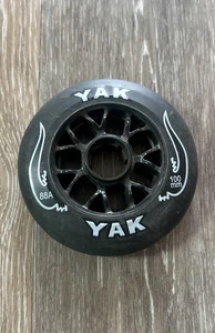 NEW YAK 100MM PRO FREESTYLE TRICK SCOOTER ONE WHEEL FREE YAK STICKERS - Picture 1 of 5