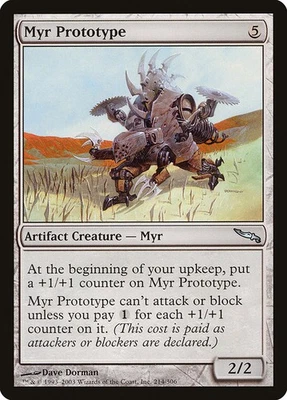 (3x) MYR PROTOTYPE - Mirrodin – MTG Magic the Gathering Card - Uncommon - Image 1 of 4