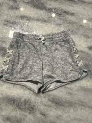 Abercrombie Niños Gris Suave Pantalones Cortos Atléticos Con Borde Lateral de Encaje Talla 11/12 Foto 1 de 4