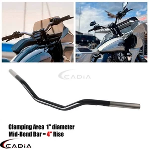 For Harley Touring Softail Street Bob Low Rider S FXLRS Club Style 1" Handlebar - Picture 1 of 8