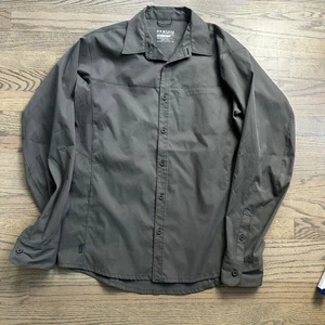 KUIU Antero LS Button Down Shirt Mens Hunting Outdoors Gray - Picture 1 of 6