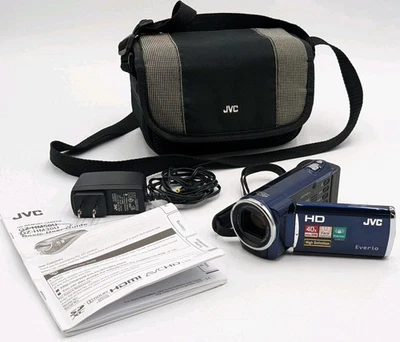 JVC Everio GZ-MG330AU 30GB HDD Camcorder 35x Optical Zoom Micro SD 1080p HD - Image 1 of 4