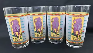 4 x 1997 Kentucky Derby SouvenirMint Julep Glasses Set - Picture 1 of 2
