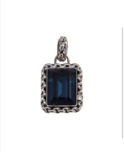Swarovski Mont Crystal Enhancer Pendant in Silver Metal - Picture 1 of 1