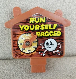 RUN YOURSELF RAGGED Vintage 1979 Tomy Game Piece Timer Tested Works SEE VIDEO - Picture 1 of 8