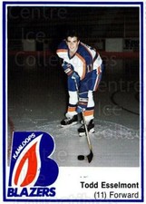 1989-90 Kamloops Blazers #7 Todd Esselmont