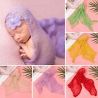 Studio Shoot Blanket Newborn Wrap Baby Photography Props Stretch Knit Wrap