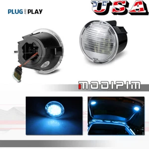 Chrome Crystal Ice Blue Cargo Trunk Lift Gate LED Light For 06-10 Jeep Commander - Picture 1 of 11