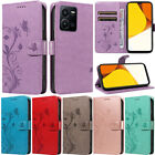 Flower Pattern Wallet Flip Cover Case For Vivo Y02S Y16 Y17 Y78 Y27 Y35 Y33S Y22