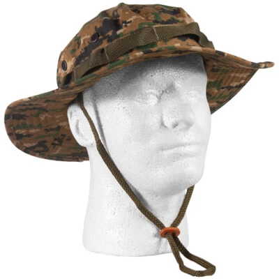 NUEVO SOMBRERO DIGITAL WOODLAND BOONIE TALLA GRANDE CUERPO MARINO PATRÓN CAMUFLAJE Foto 1 de 4