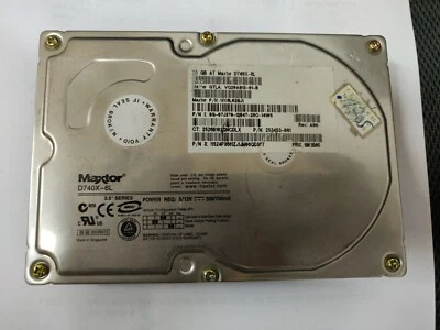 IBM 19K1565 Maxtor D740X-6L 20GB 7200 RPM 2MB IDE 3.5" Hard Disk Drive - Image 1 of 3