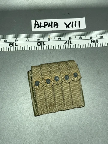 1/6 Scale WWII US Thompson Ammunition Pouch Cover