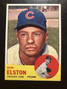 Don Elston 1963 Topps Vintage Baseballkarte #515 HIGH # SP Cubs SCHÖN!! - Bild 1 von 2