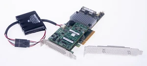 Controlador de almacenamiento LSI Broadcom MegaRAID SAS 9266-8i MegaRAID PCIe ambos soportes - Imagen 1 de 6