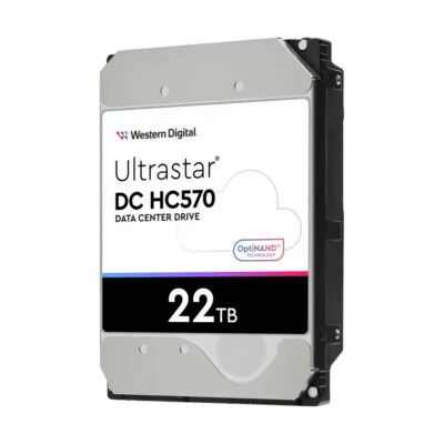 Western Digital Ultrastar DC HC570 22 TB, SE, 512e, SATA - Bild 1 von 2