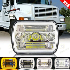 1x For International Harvester 9900 9200 9400i 4700 4800 7x6" Led Halo Headlight - Picture 1 of 14