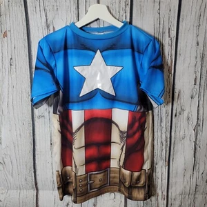 Kids Marvel Captain America t shirt size XL - Picture 1 of 4