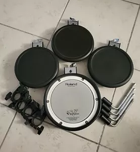 Roland 4 Pack - (1) PDX-8 & (3) PD-8 W/ Clamps & L Rods - Pdx 8 Pd 8a #1R4 - Picture 1 of 16