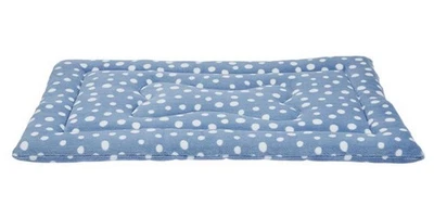 New With Tags Pets At Home Blue Spotty Fleece Crate Mat Small Free P&P - Image 1 of 4
