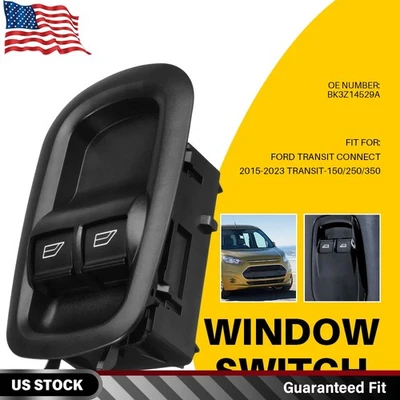 Interruptor de janela Master Power para Ford Transit Connect 2015-23 Transit-150/250/350 - Imagem 1 de 4