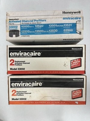 6 Enviracaire Replacement Activated Charcoal Prefilters Model 33002 - Image 1 of 3