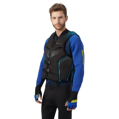 Sea-Doo Novo Fabricante de Equipamento Original, Pequeno Fluxo de Ar Respirável PFD/Life Jacket, 2859980490 - Imagem 1 de 4