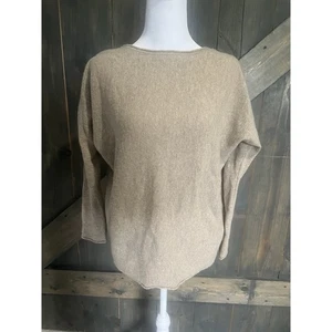 Vince Pullover Damen XS beige hellbraun Wolle Kaschmir Pulli Rundhals leicht - Bild 1 von 10