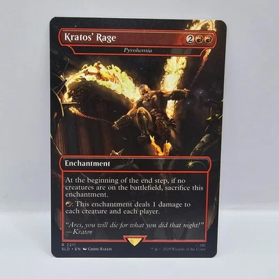 Kratos' Rage - Pyrohemia NM #2210 Regular MTG Secret Lair x God of War: Greek - Image 1 of 2