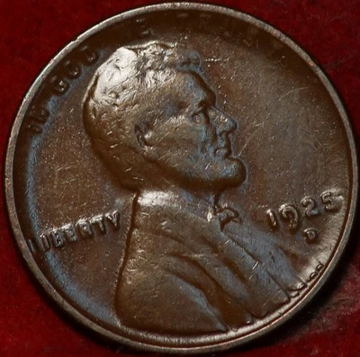 1925-D Denver Mint Copper Lincoln Wheat Cent - Image 1 of 2