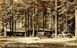 GYRO AUTO TOURIST CAMP, RPPC, NEW WESTMINSTER, B.C. ALTE POSTKARTE (EO370) - Bild 1 von 2