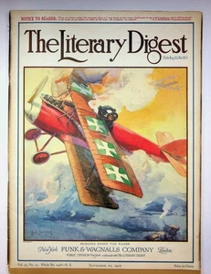Literary Digest Magazine Vol. 55 #19 VG- 3.5 1917 Low Grade - Picture 1 of 3