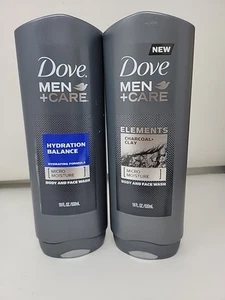 Dove Men +Care Body & Face Wash. Hydration Balance 18 Oz Lot Of 2, Plz See Pic - Picture 1 of 4