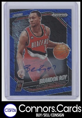 Brandon Roy Auto 2024-25 Panini Prizm Black #300 Blue Shimmer FOTL /25 - Image 1 of 2
