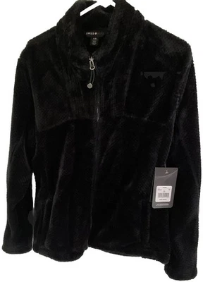 Chaqueta de rendimiento para mujer Swiss Alps imitación piel cremallera completa NEGRA talla XL nueva Foto 1 de 4
