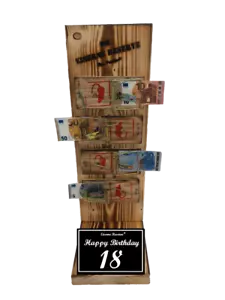 Eiserne Reserve ® Mausefalle 18 Geburtstag Geldgeschenk - Geschenkidee HB - Bild 1 von 2