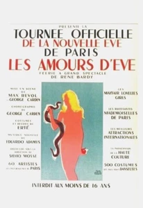 Original vintage poster LES AMOURS D'EVE REVUE SHOW c1940 - Picture 1 of 1