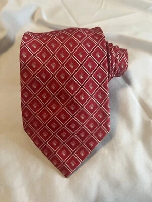 Галстук галстук из 100% микрофибры Designs By Dwan красный/белый клетчатый/клетчатый длинный 62 дюйма x 3,5 дюйма - Изображение 1 из 4