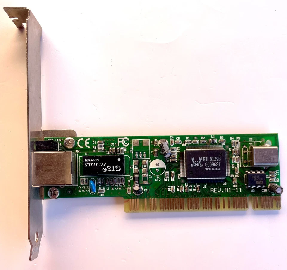 Tarjeta de red REALTEK FC-515LS 10/100Mbps RJ45 PCI RTL8139B - Imagen 1 de 1